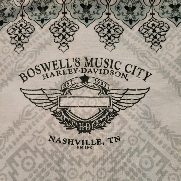 Gently used Harley Davidson embellished tank top - Picture 3 of 5